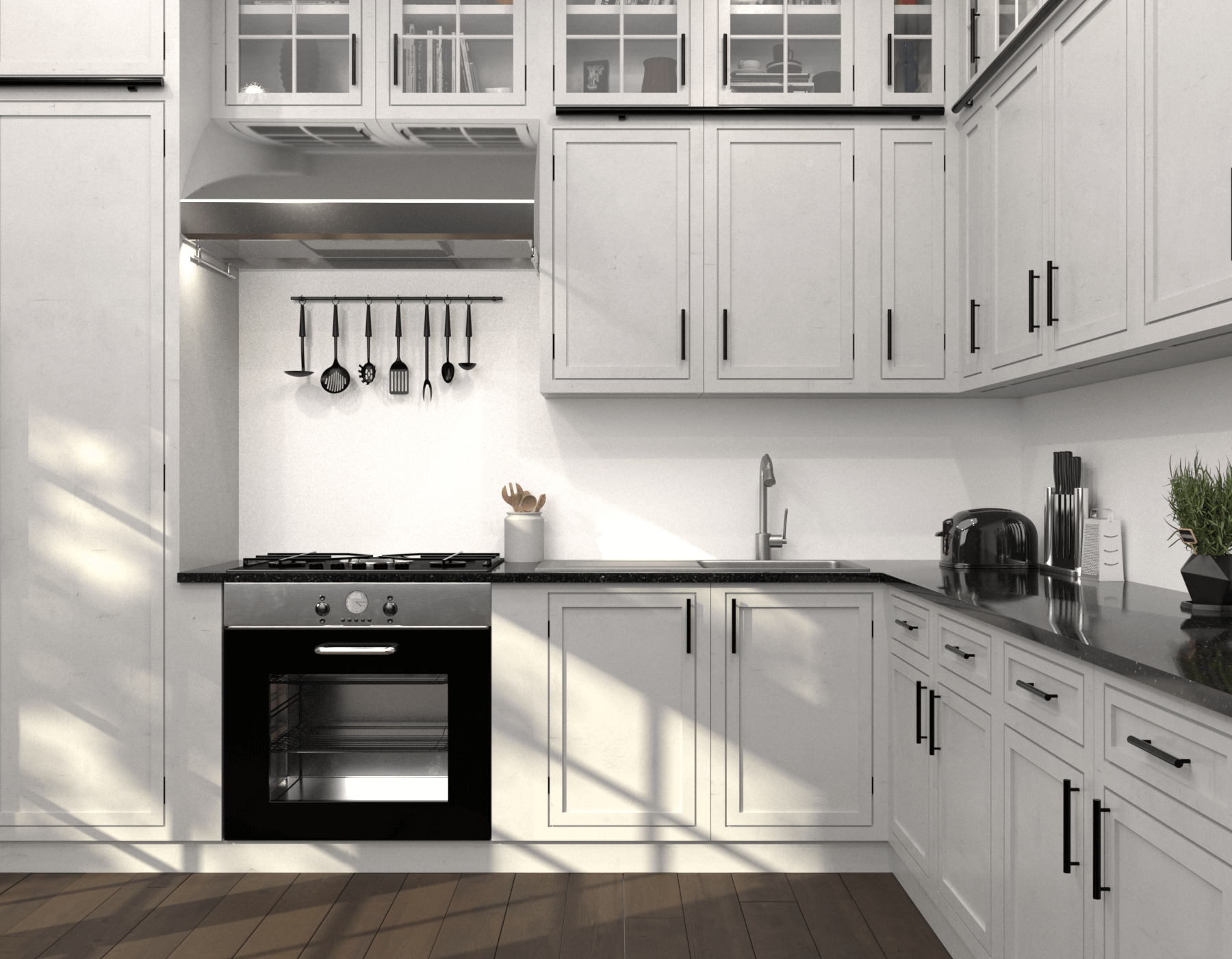 Kitchen Smooth Frost White